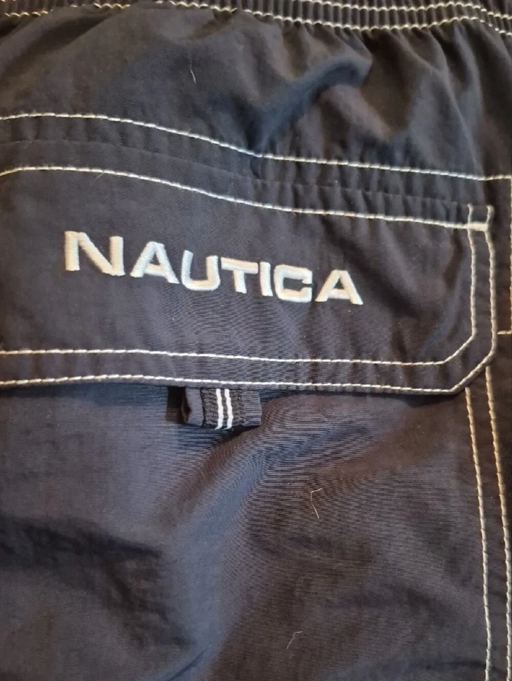 Nautica And Eddie Bauer Black and Teal Swim Shorts - Men's Lot of 2